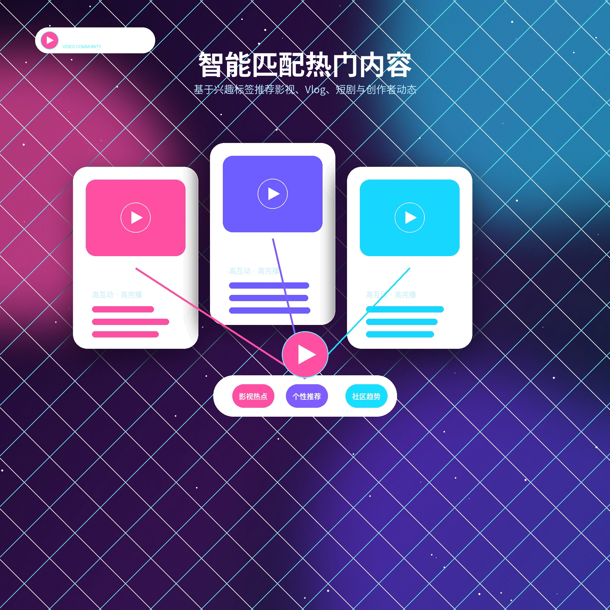 糖心vlog兴趣匹配内容展示